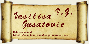 Vasilisa Gušatović vizit kartica